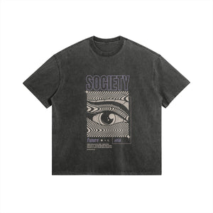 Society | Washed T-Shirt - Plyzix