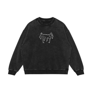 We Dance | Washed Sweatshirt - Plyzix